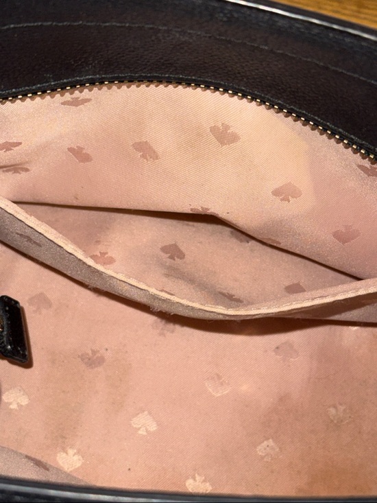 kate spade Black Pebbled Leather Satchel with Crossbody Strap - Picture 14 of 16